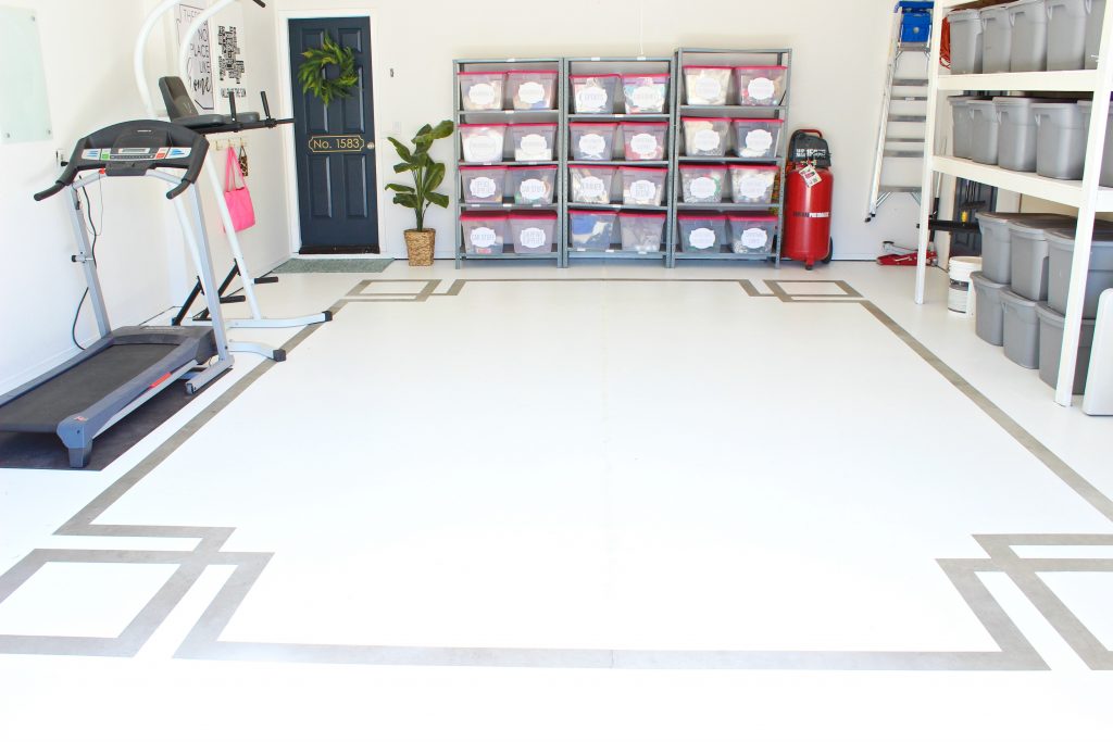 Painted Concrete Floor Garage