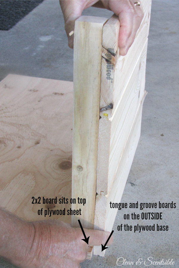 How to build a wood crate.