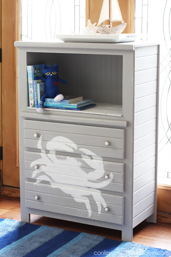 Dresser perfect for a boys room from Confessions of a Serial Do-it-Yourselfer
