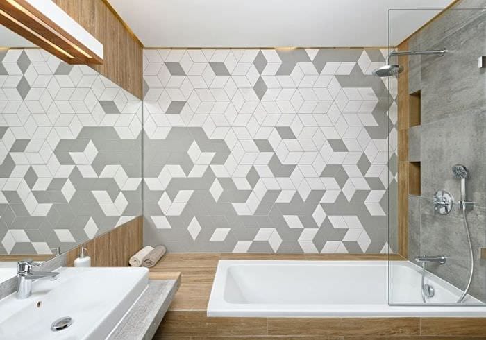 отделка плиткой и мозаикой в ванной