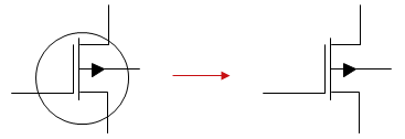 MOSFET invisible