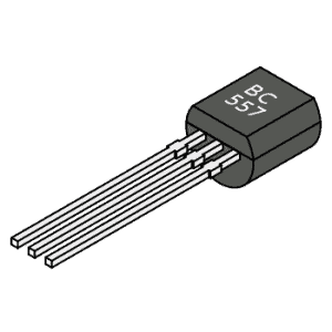 Checking BC 557 PNP Transistor