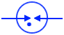 Surge Arrestor - Gas Discharge tube Symbol