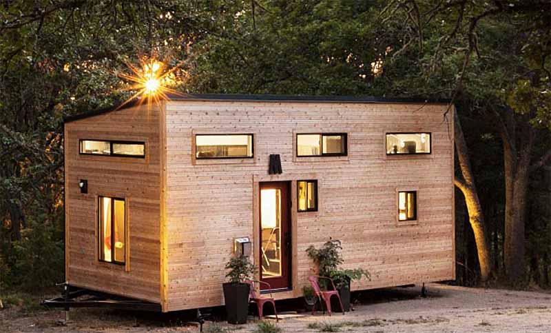 Tiny house from denmark from the outside