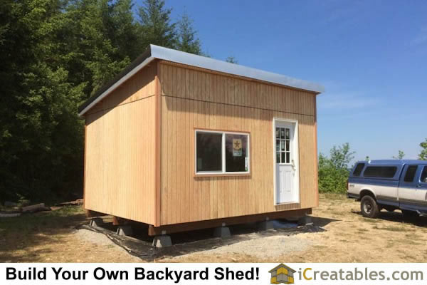 12x16 Studio Shed Completed.