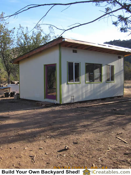 12x20 modern shed