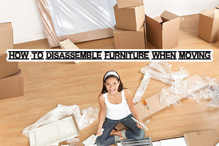 How to disassemble furniture when moving house