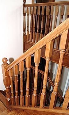 Georgian fluted balusters
