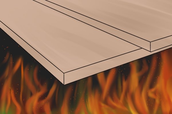 Fire retardant MDF, medium density fibreboard, manufactured board