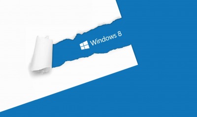 windows 8 бумага голубой